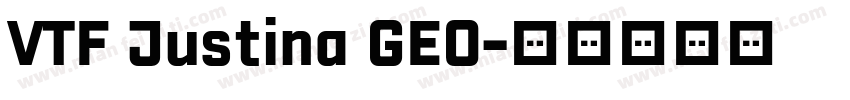 VTF Justina GEO字体转换